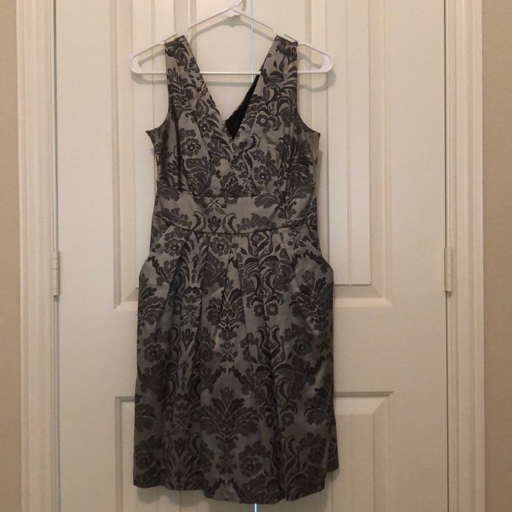 Gold/black dress
